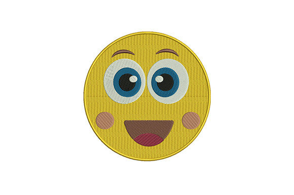 Blushing Face Emoji: A Sweet, Versatile Embroidery Design for Personalized Gifts