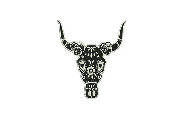 Boho Cow Skull: A Real-World Embroidery Review