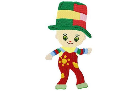 Circus Performer Doll Embroidery Design