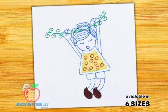 Girl Hanging from Branch
