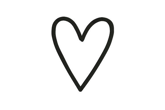 Heart Line Art: A Thoughtful Embroidery Choice for Small Shops