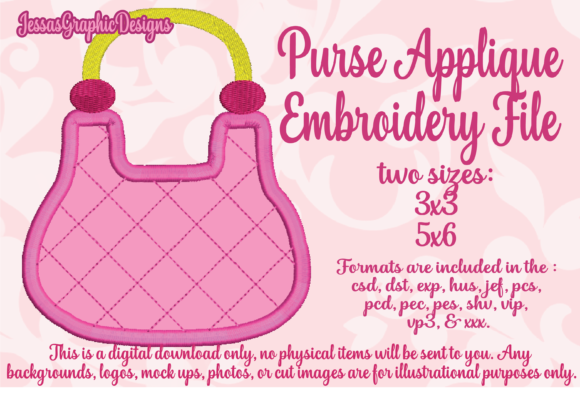 Purse Applique: A Craft Fair-Ready Embroidery Design