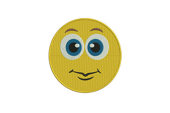 Quirky Face Emoji: Playful Seasonal Stitching