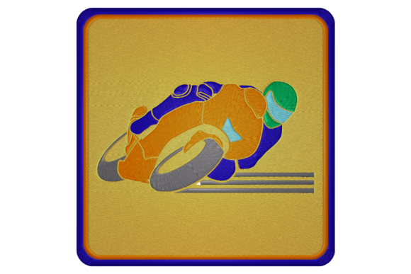 Racing Bike Embroidery Design Review